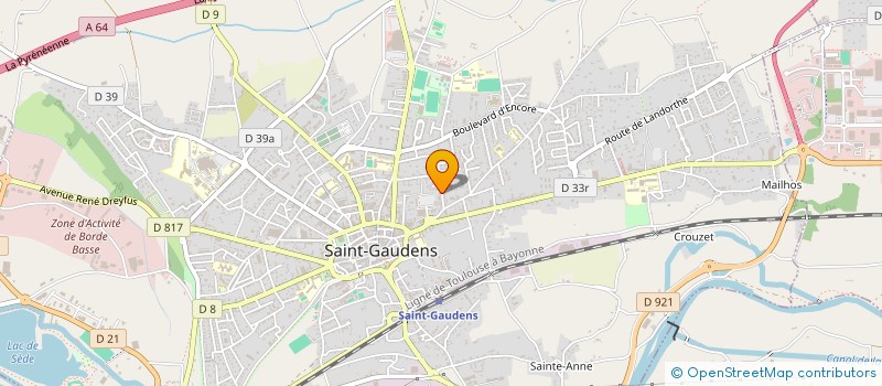 localisation de l'entreprise SOUSA ALMEIDA RAFAEL  SAINT-GAUDENS