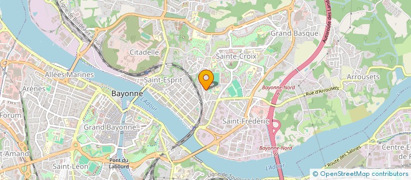 localisation de l'entreprise SOUSA & ALVES à BAYONNE