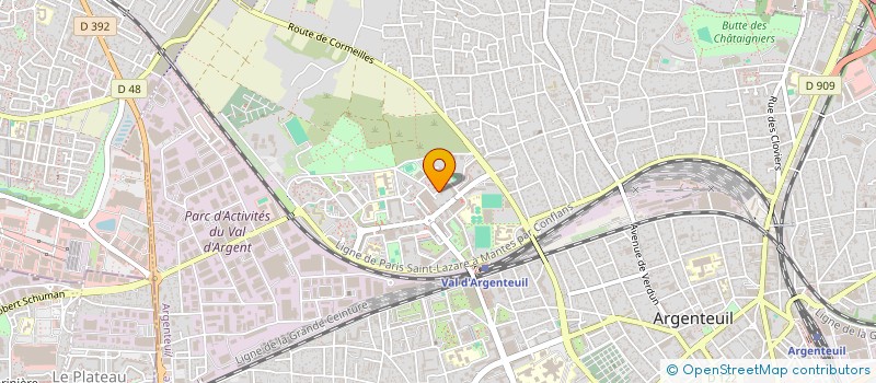 localisation de l'entreprise SOUSA BTP  ARGENTEUIL