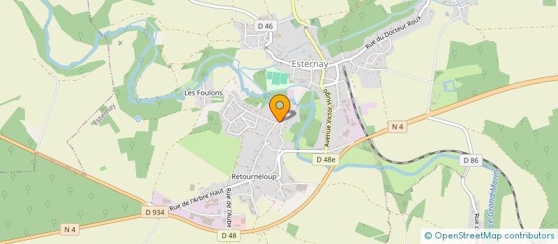 localisation de l'entreprise SOUSA BTP  ESTERNAY