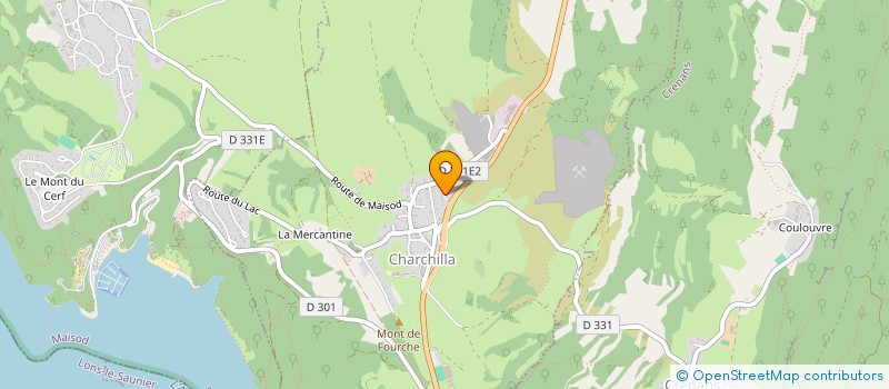 localisation de l'entreprise SOUSA CARRELAGE  CHARCHILLA