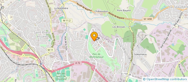 localisation de l'entreprise SOUSA ETANCHEITE  SAINT-ETIENNE