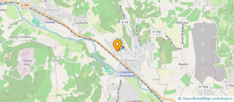 localisation de l'entreprise SOUSA F  CHATILLON