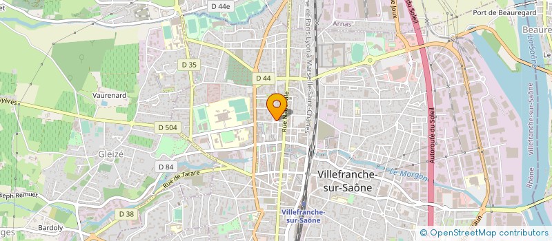 localisation de l'entreprise SOUSA PERE ET FILS à VILLEFRANCHE-SUR-SAONE