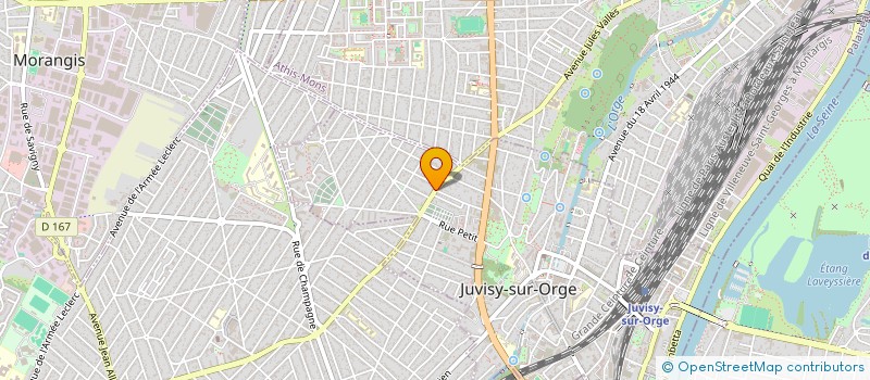 localisation de l'entreprise SOUSABAT à JUVISY-SUR-ORGE