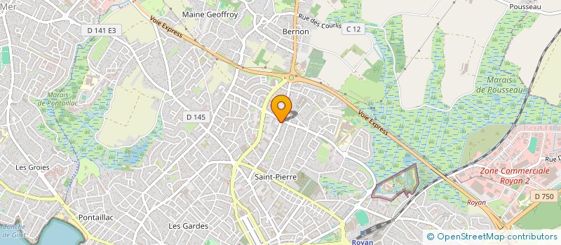 localisation de l'entreprise SOUSAM ATLANTIQUE BATIMENT à ROYAN