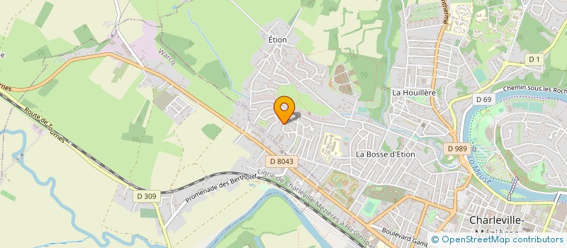 localisation de l'entreprise SOUSANA  CHARLEVILLE-MEZIERES