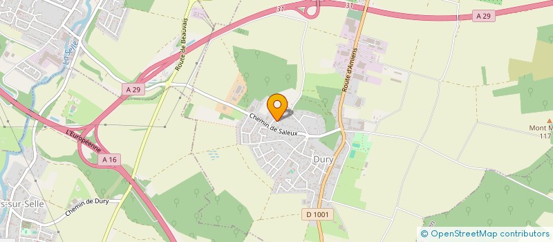 localisation de l'entreprise SOUSCA INVEST  DURY