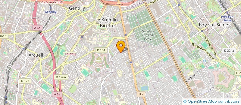 localisation de l'entreprise SOUSEL à VILLEJUIF
