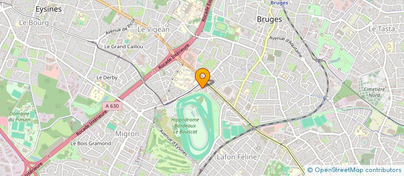 localisation de l'entreprise SOUSPULSION  LE BOUSCAT