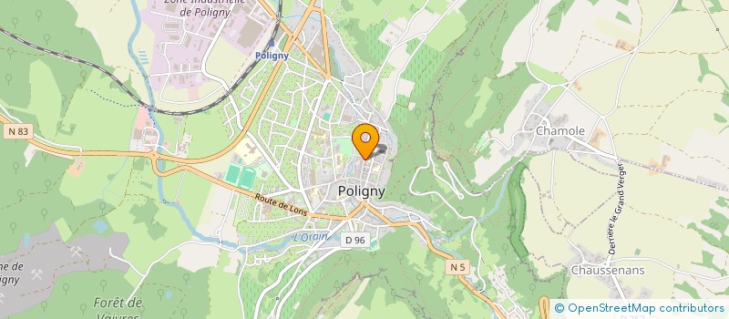 localisation de l'entreprise SOUSS  POLIGNY