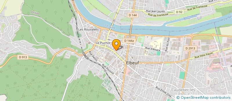 localisation de l'entreprise SOUSS-MASSA à ELBEUF