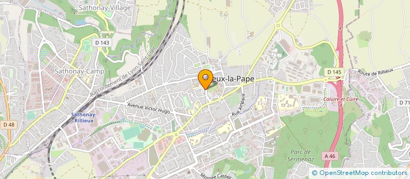 localisation de l'entreprise SOUSSE PEINTURE  RILLIEUX-LA-PAPE