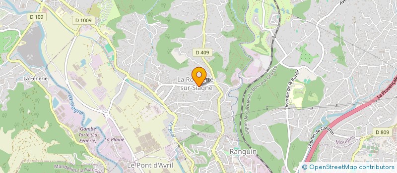 localisation de l'entreprise SOUTAIRE à LA ROQUETTE-SUR-SIAGNE