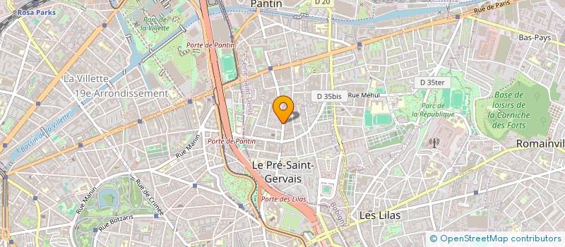 localisation de l'entreprise SOUTELO CO à LE PRE-SAINT-GERVAIS