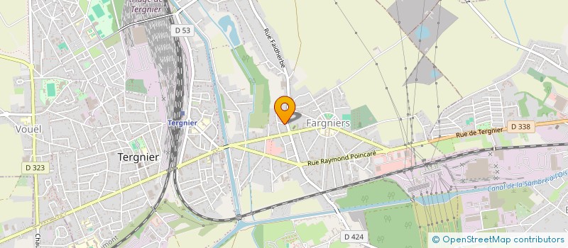 localisation de l'entreprise SOUTENABLE à TERGNIER