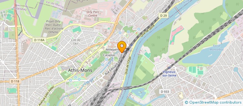 localisation de l'entreprise SOUTENONS NOUS TOUTES 91 à ATHIS-MONS