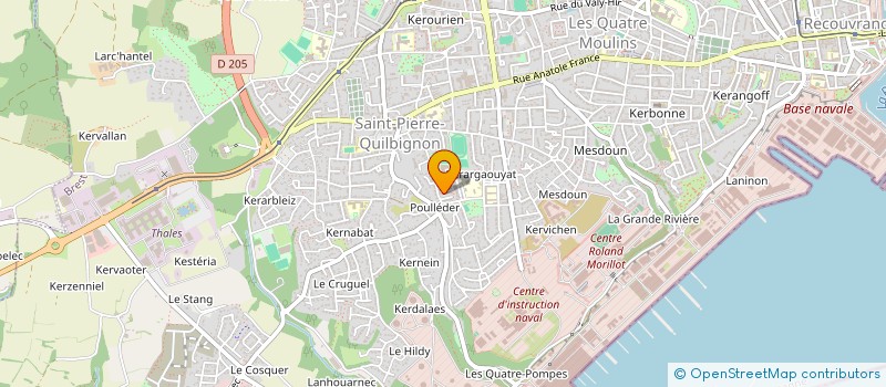 localisation de l'entreprise SOUTENONS NOUS TOUTES BREST à BREST