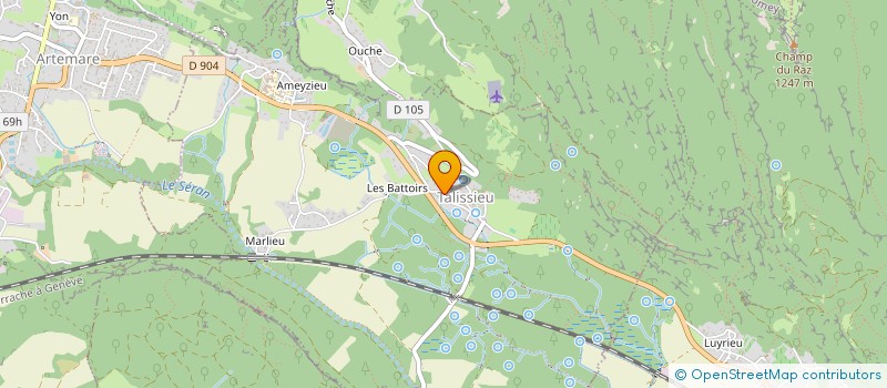 localisation de l'entreprise SOUTEYRAND  TALISSIEU