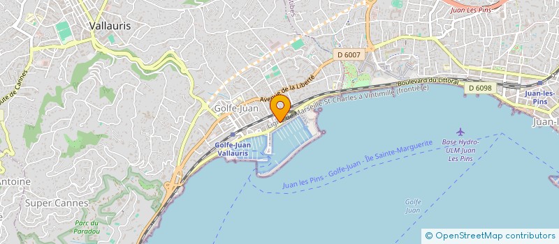 localisation de l'entreprise SOUTH DRONE CLEANING  VALLAURIS