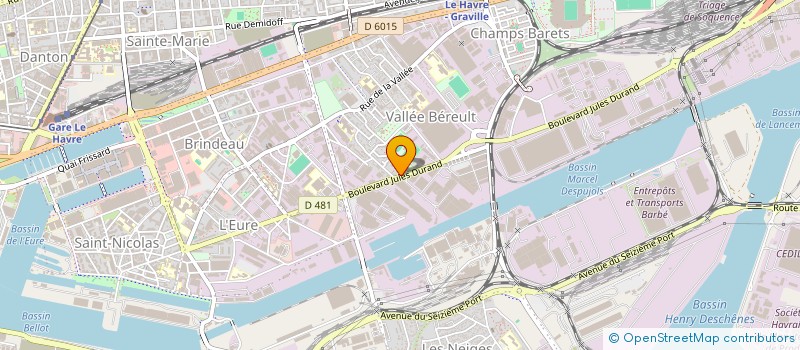 localisation de l'entreprise SOUTH HAVEN à LE HAVRE