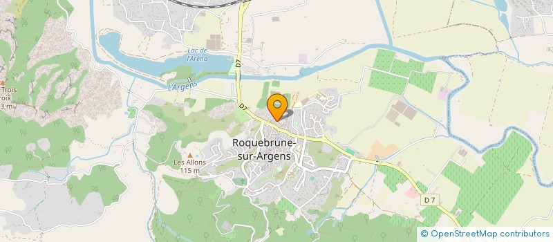 localisation de l'entreprise SOUTH IMMO  ROQUEBRUNE-SUR-ARGENS