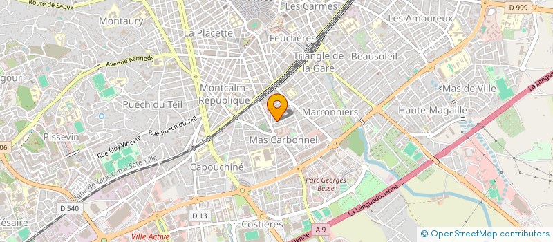 localisation de l'entreprise SOUTH RENT  NIMES