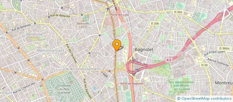 localisation de l'entreprise SOUTH WAY  PARIS