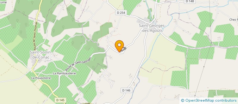 localisation de l'entreprise SOUTH WEST WORTH  SAINT-THOMAS-DE-CONAC