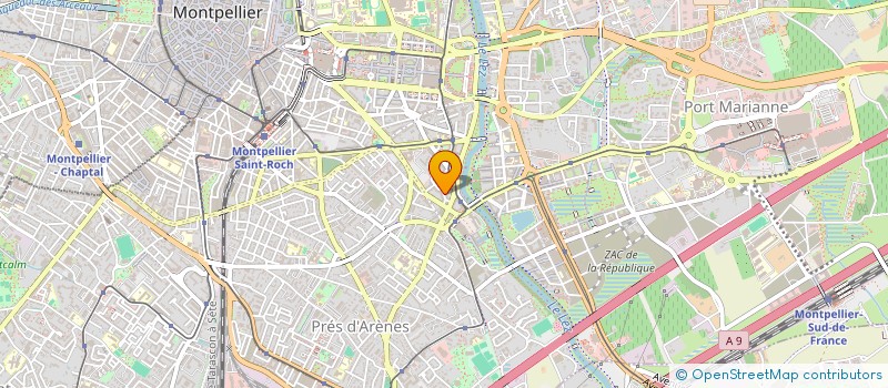 localisation de l'entreprise SOUTHCOM à MONTPELLIER