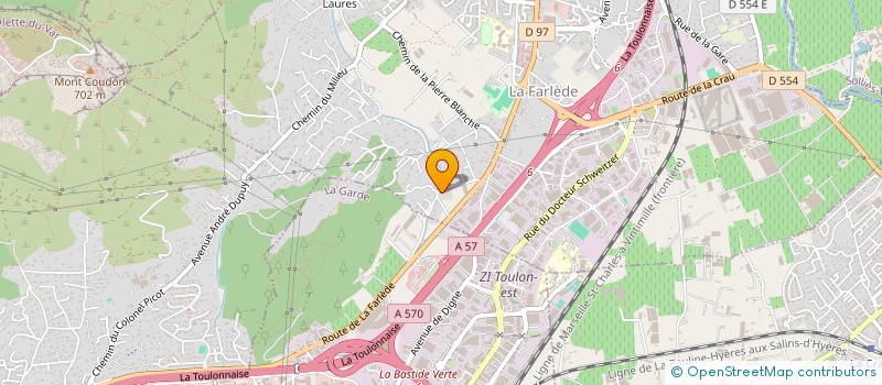 localisation de l'entreprise SOUTHERN SNAKES - HARLEY DAVIDSON CLUB 83 ( SOUTHERN SNAKES - HDC 83)  LA FARLEDE