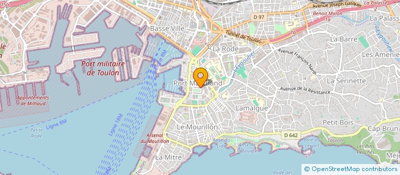 localisation de l'entreprise SOUTHERN SUN RISING ( SSR )  TOULON