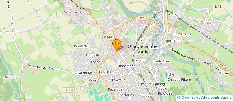 localisation de l'entreprise SOUTHWEST SUSTAINABILITY CONSULTING  OLORON-SAINTE-MARIE