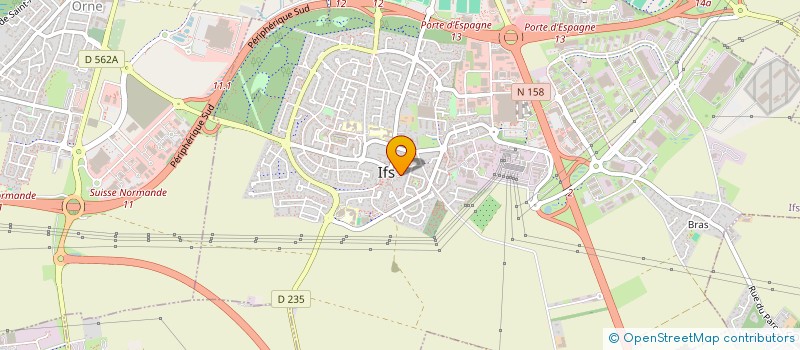 localisation de l'entreprise SOUTIEN 14  IFS