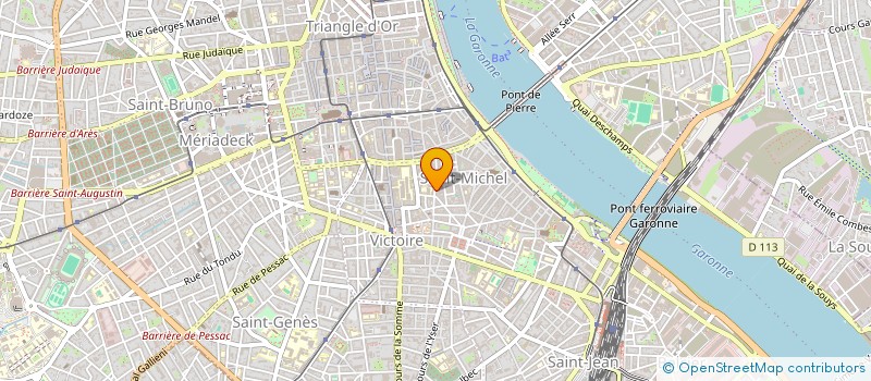 localisation de l'entreprise SOUTIEN à BORDEAUX