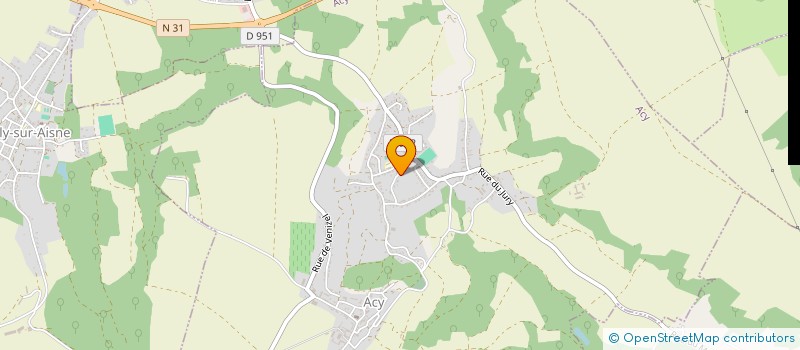 localisation de l'entreprise SOUTIEN A DES ACTIVITES SPORTIVES (SDAS)  ACY