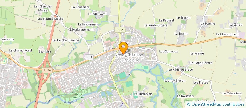 localisation de l'entreprise SOUTIEN A EVAN  NOYAL-CHATILLON-SUR-SEICHE