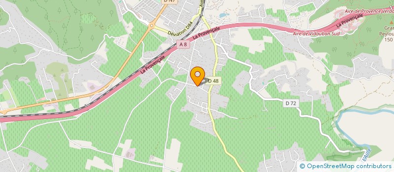 localisation de l'entreprise SOUTIEN A L ARMEE FRANCAISE  VIDAUBAN