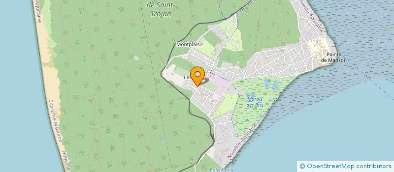 localisation de l'entreprise SOUTIEN A YOHANN GABERT  SAINT-TROJAN-LES-BAINS