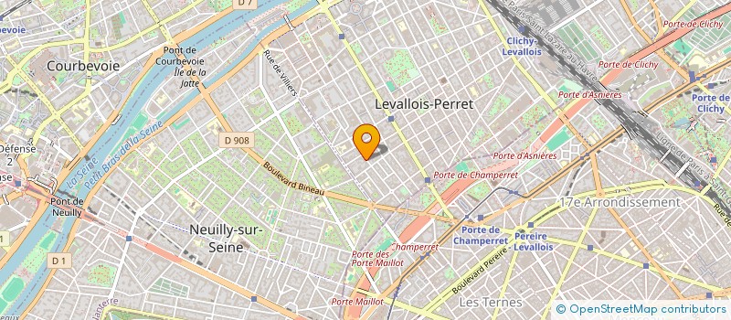 localisation de l'entreprise SOUTIEN ACTIF SNC à LEVALLOIS-PERRET