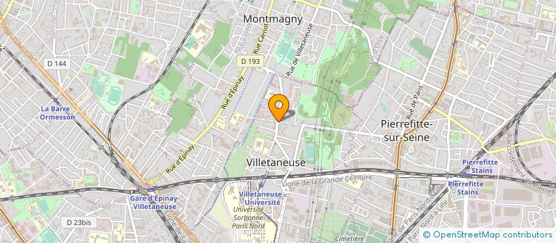 localisation de l'entreprise SOUTIEN, AIDANCE ET ECOUTE DES FAMILLES  VILLETANEUSE