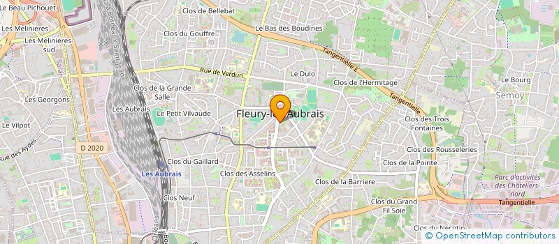 localisation de l'entreprise SOUTIEN AU JAPON à FLEURY-LES-AUBRAIS