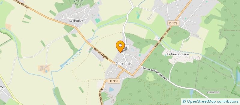 localisation de l'entreprise SOUTIEN AUX ENFANTS DU BENIN  GAMBAIS