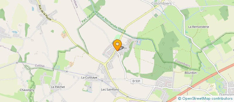 localisation de l'entreprise SOUTIEN AUX PROJETS EN DIRECTION DES JEUNES à LONRAI