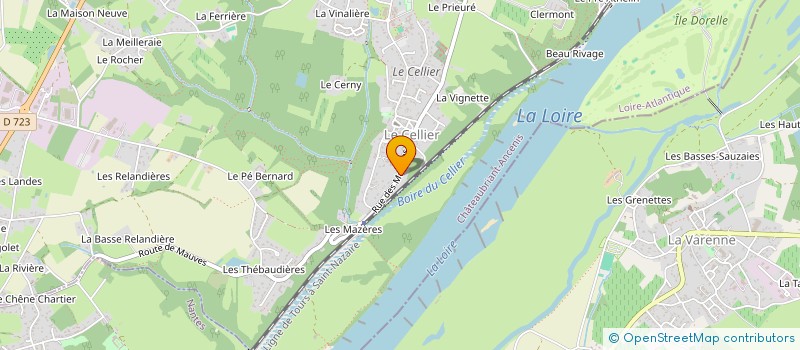 localisation de l'entreprise SOUTIEN CONVALESCENCE AU SOLEIL  LE CELLIER