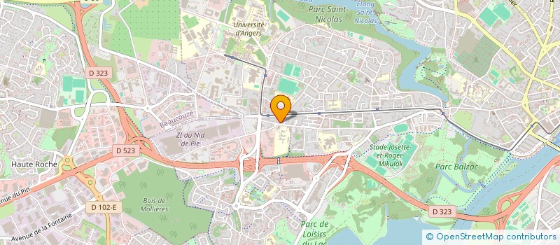 localisation de l'entreprise SOUTIEN DE L'ENFANCE à ANGERS