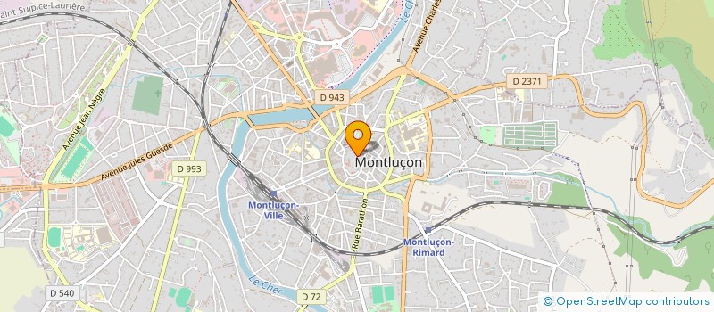 localisation de l'entreprise SOUTIEN DEVEL ACTION SOCIO CULTUR SPOR à MONTLUCON