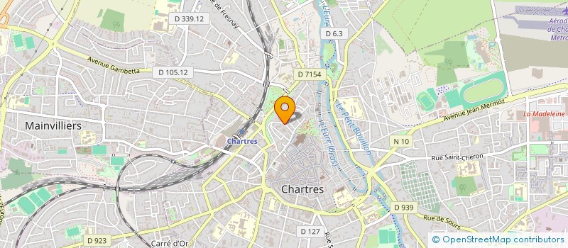 localisation de l'entreprise SOUTIEN DEVEL ACTION SOCIOCULTU SPORT à CHARTRES