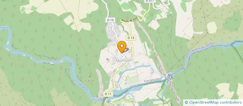 localisation de l'entreprise SOUTIEN EMOTIONNEL  QUINSON