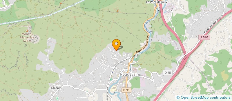 localisation de l'entreprise SOUTIEN ESPOIR TENNIS  ROQUEVAIRE